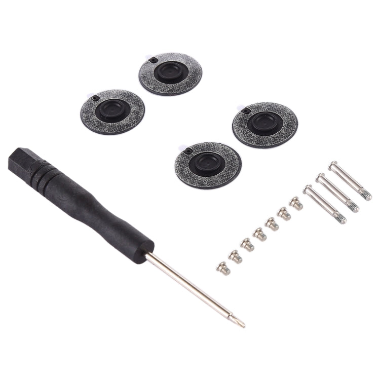 3 in 1/Set Bottom Rubber Cooling Mat + Screws + Screwdriver for Macbook Pro A1278 A1286 A1297 by buy2fix