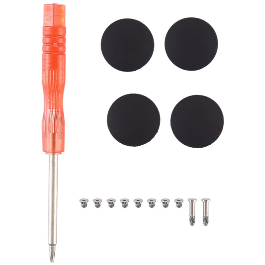3 in 1/Set Bottom Rubber Cooling Mat + Screws + Screwdriver for Macbook Air 11 inch A1370 A1465 (2010-2018) by buy2fix