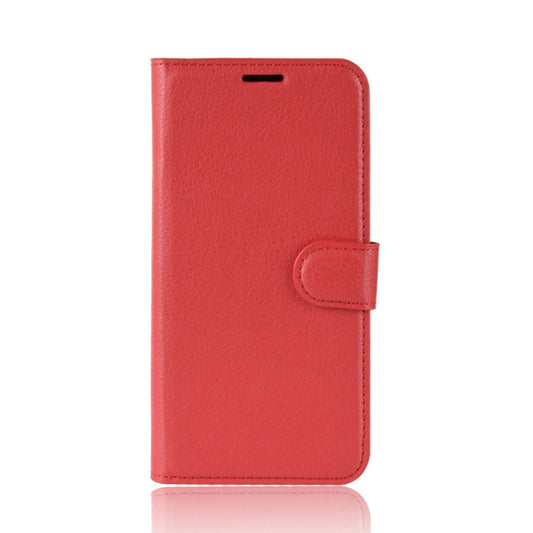For OnePlus 6 Litchi Texture Horizontal Flip Leather Case with Holder & Card Slots & Wallet(Red) by buy2fix