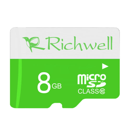 Richwell 8GB High Speed Class 10 Micro SD(TF) Memory Card by Richwell