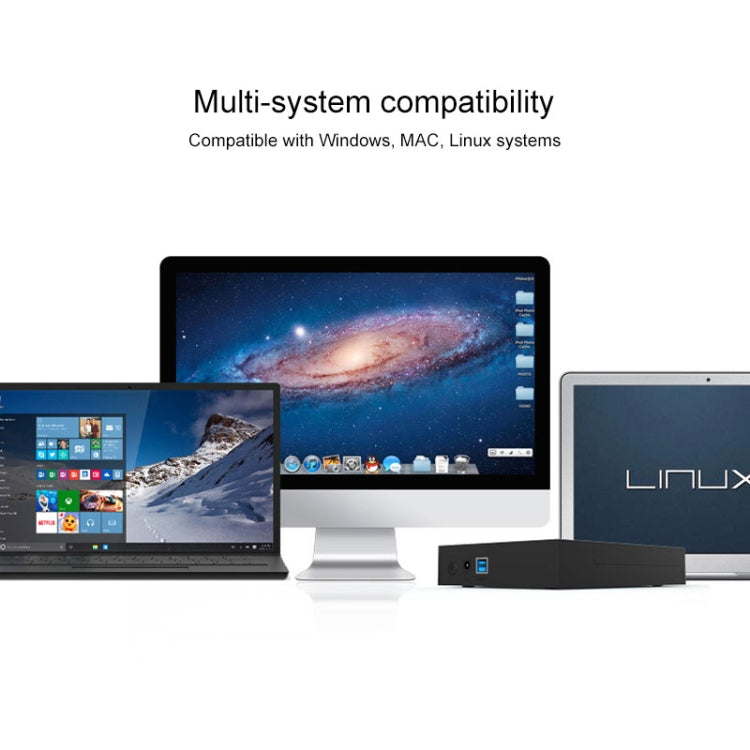 Blueendless 2.5 / 3.5 inch SSD USB 3.0 PC Computer External Solid State Mobile Hard Disk Box Hard Disk Drive (AU Plug) by Blueendless