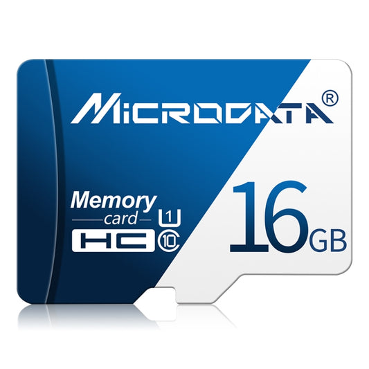 MICRODATA 16GB U1 Blue and White TF(Micro SD) Memory Card by MiCRODATA