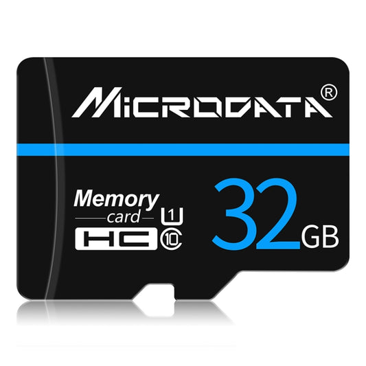 MICRODATA 32GB U1 Blue Line and Black TF(Micro SD) Memory Card by MiCRODATA