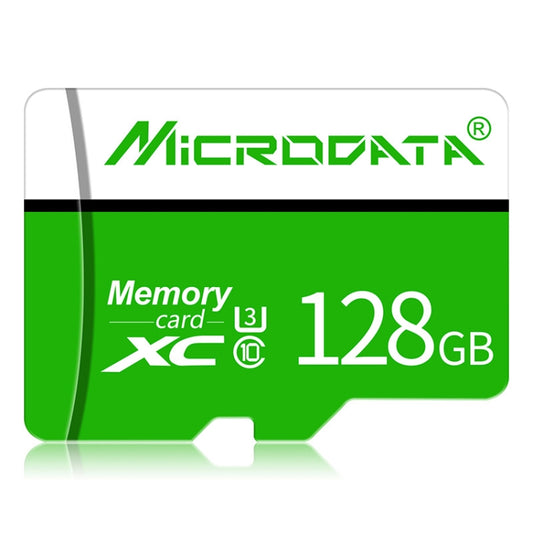 MICRODATA 128GB U3 Green and White TF(Micro SD) Memory Card by MiCRODATA