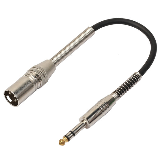 30cm XLR 3-Pin Male to 1/4 inch (6.35mm) Female Plug Stereo Microphone Audio Cord Cable by buy2fix