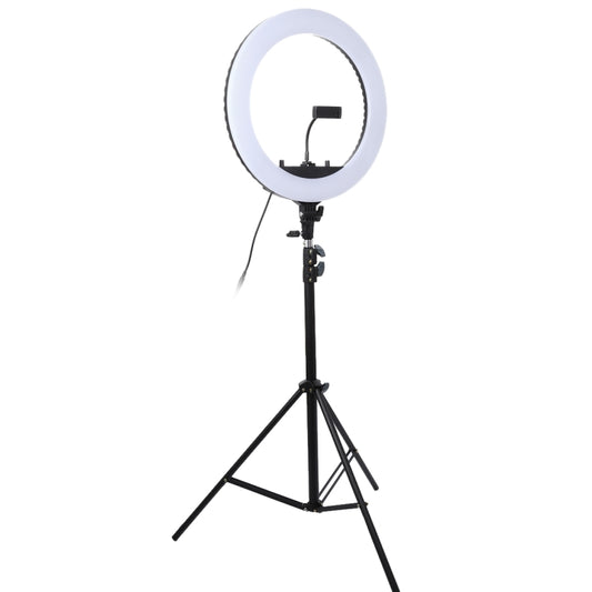 18 inch 55W Two-speed Dimmable Anchor Photography Self-timer LED Ring Fill-in Light with Tripod by buy2fix