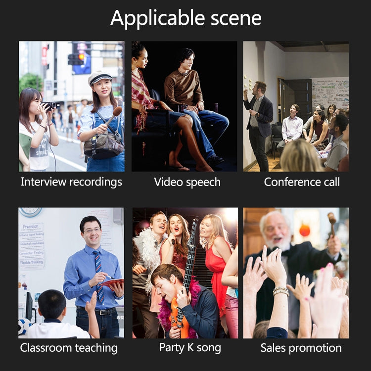 YICHUANG YC-LM10II 8 Pin Port Intelligent Noise Reduction Condenser Lavalier Microphone, Cable Length: 1.5m by YICHUANG