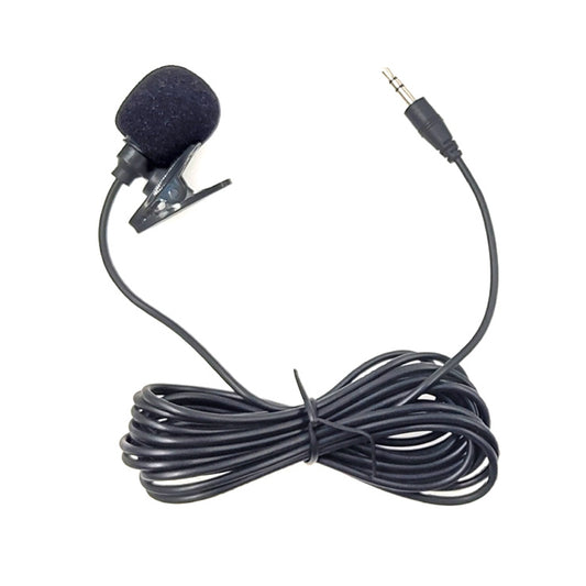 ZJ002MR Stereo 2.5mm Straight Plug Car Sun Visor Wireless Interpreter Tour Guide Megaphone Lavalier Wired Microphone, Length: 3m by buy2fix