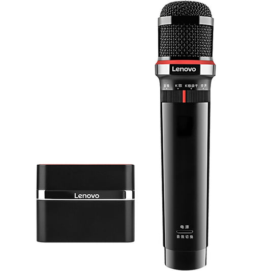 Original Lenovo UM20-U K Song Wireless Digital Microphone Live Recording Equipment with Wireless Receiver (Black) by Lenovo
