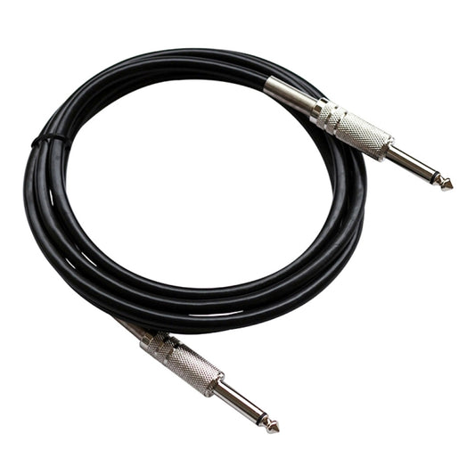 3m 1/4 inch (6.35mm) Male to Male Shielded Jack Mono Plugs Audio Patch Cable by buy2fix