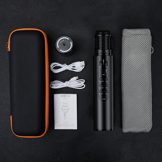 K1 Bluetooth 4.2 Karaoke Live Stereo Sound Wireless Bluetooth Microphone (Gold) by buy2fix