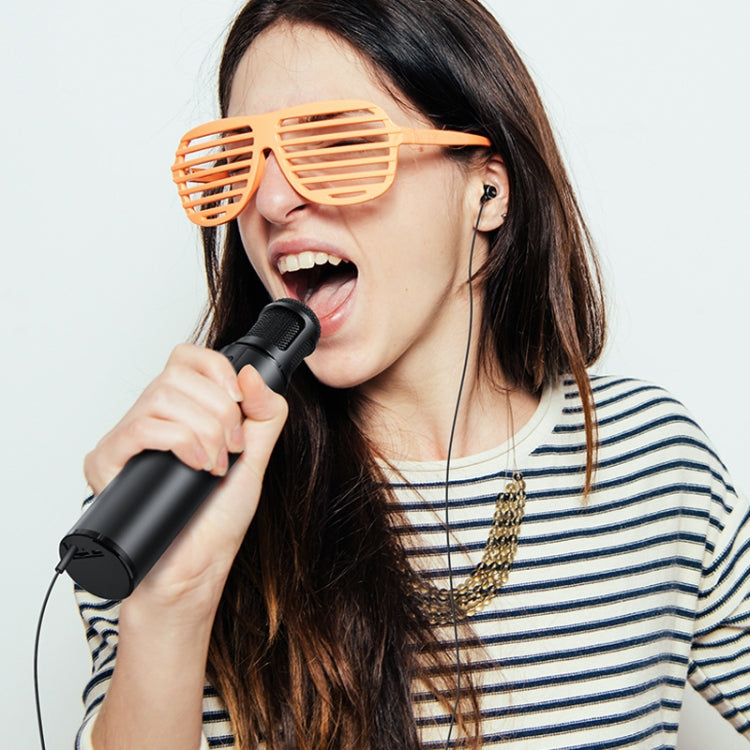 K1 Bluetooth 4.2 Karaoke Live Stereo Sound Wireless Bluetooth Microphone (Gold) by buy2fix