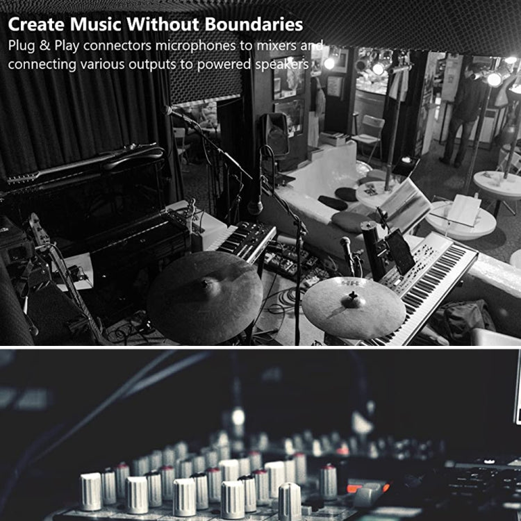 3m 3-Pin XLR Male to XLR Female Microphone Cable by buy2fix