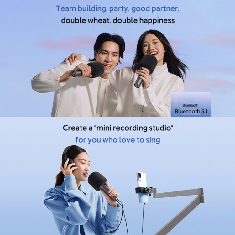 Original Xiaomi Mijia Bluetooth 5.1 Stereo Noise Reduction Karaoke Microphone by Xiaomi
