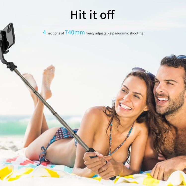 Q03 Bluetooth Remote Control Tripod Selfie Stick Phone Holder (Black) by buy2fix