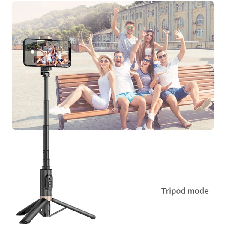 Q12 Hidden Design Reinforced Bluetooth Remote Control Tripod Selfie Stick (White) by buy2fix