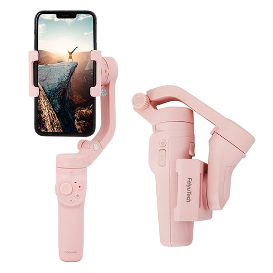 FEIYUTECH Vlog Pocket 2 Handheld Stabilizer Foldable Three-Axis Smart Anti-Shake Gimbal (Pink) by buy2fix