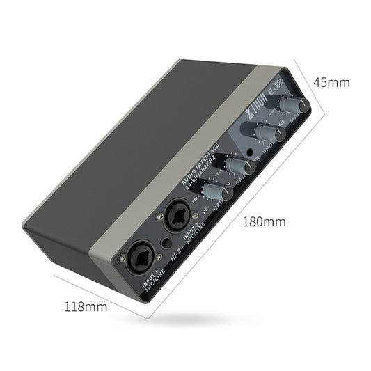 XTUGA E22 Audio Interface Professional Sound Card by XTUGA