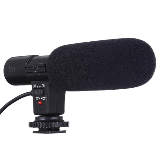 MIC-02 30-18000Hz Rate Sound Clear Stereo Microphone for Smartphone, Cable Length: 28cm by buy2fix