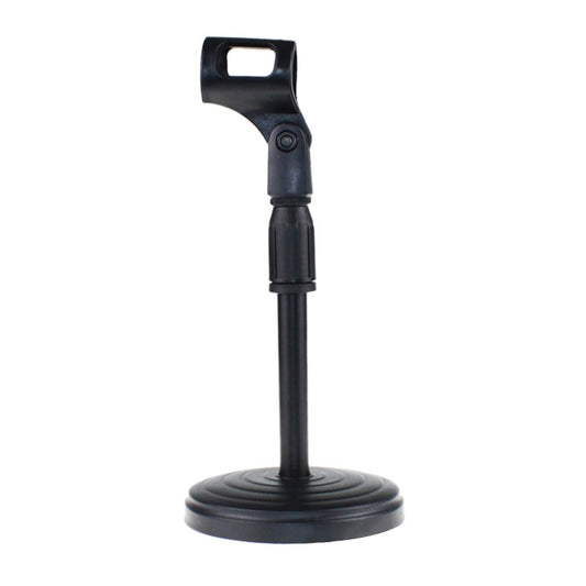 Z01 Desktop Extendable Round Base Microphone Stand Holder Mic Boom Clip, For Studio Recording, Live Broadcast, Live Show, KTV, etc. by buy2fix