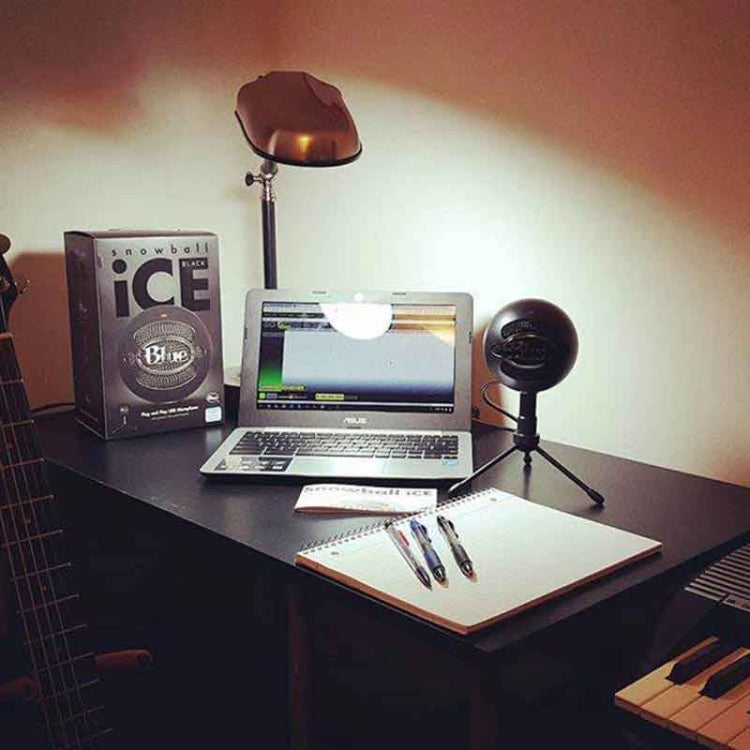 Logitech Blue Snowball USB Condenser Anchor Recording Microphone by Logitech