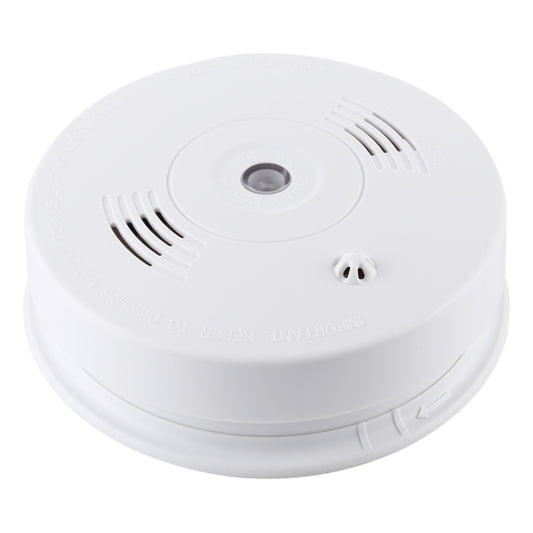 433MHz Photoelectronc Smoke and Heat Detector(White) by buy2fix