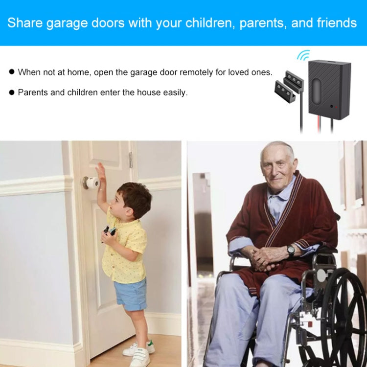 DY-CK400A Garage Door Switch Wireless WiFi Remote Controller, Support for Alexa Voice Control & APP Control & Multi-person Sharing by buy2fix