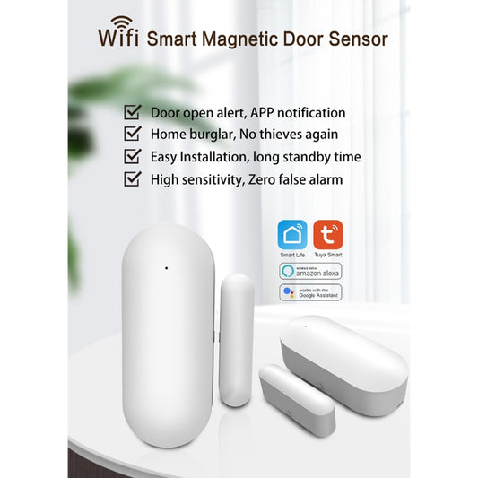 PB-69W WIFI Smart Wireless Magnetic Door and Window Sensor by buy2fix