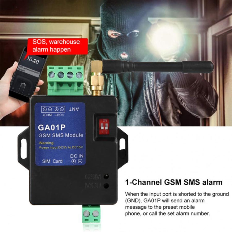 GA01P Mini Smart Power-off GSM SMS Phone Alarm Module by buy2fix