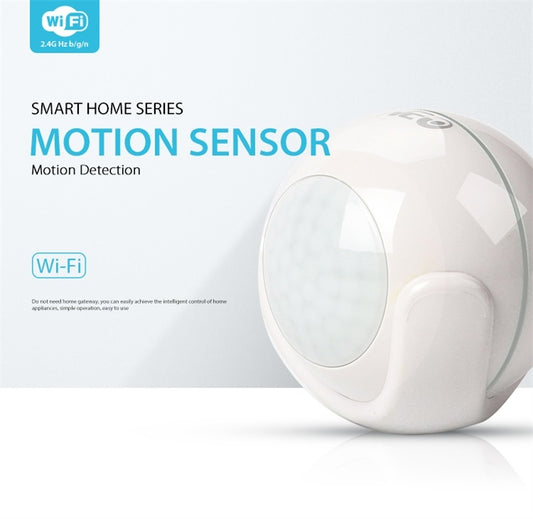 NEO NAS-PD01W Wireless WiFi PIR Detector Motion Sensor, Support Android / IOS systems & Ultra-bright Red LED by buy2fix