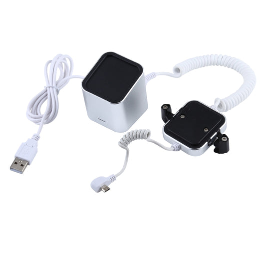 Aluminum Shell Square-column Anti-theft Alarm Stand Security System Burglar Alarm / Anti-theft Alarm Display Holder for Samsung / Huawei / Xiaomi / OPPO / vivo / LG with Micro-USB Port by buy2fix