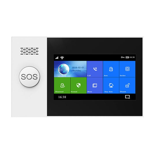 PG-107 GSM + WiFi Intelligent Alarm System with 4.3 inch TFT Display Screen by buy2fix