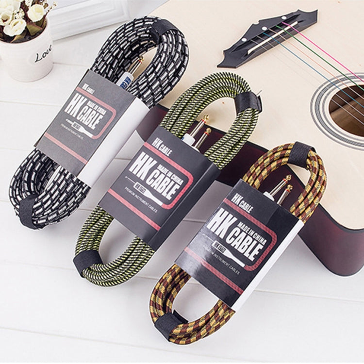 Wooden Guitar Bass Connection Cable Noise Reduction Audio Cable, Cable Length: 10m, Random Color Delivery by buy2fix
