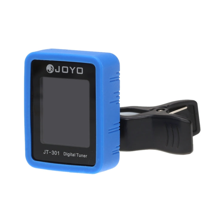 JOYO JT-301 Clip-on Electric Digital Tuner Universal Portable with Silica Gel Cover for Guitar Chromatic Bass Ukulele Violin (Blue) by JOYO