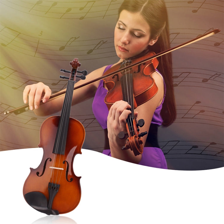 4/4 Full Size Acoustic Violin Handmade Solid Wood Violin by buy2fix