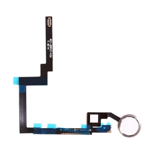 Home Button Flex Cable for iPad Mini 3 / A1599 / A1600 / A1601(Silver) by buy2fix
