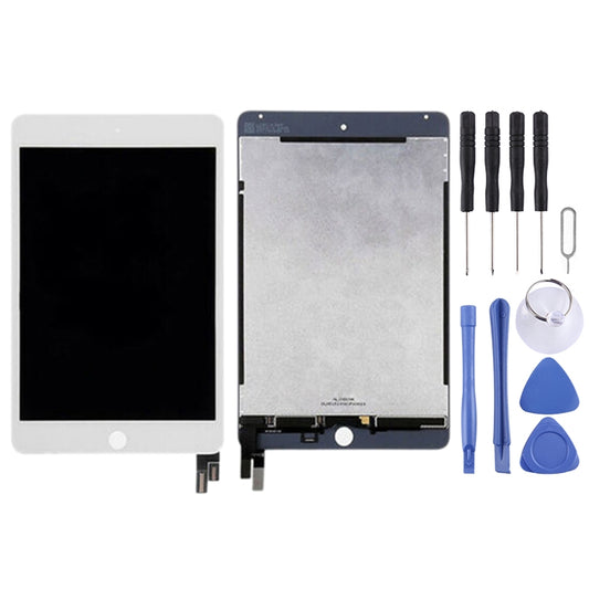 OEM LCD Screen for iPad Mini 5 (2019) / A2124 / A2126 / A2133 with Digitizer Full Assembly (White) by buy2fix