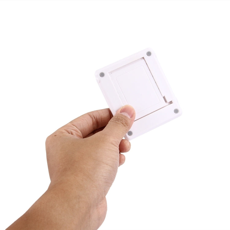 Universal Foldable Mini Phone Holder Stand, Size: 8.3 x 7.1 x 0.7 cm, For iPhone, Samsung, Huawei, Xiaomi, HTC and Other Smartphone, Tablets(White) by buy2fix