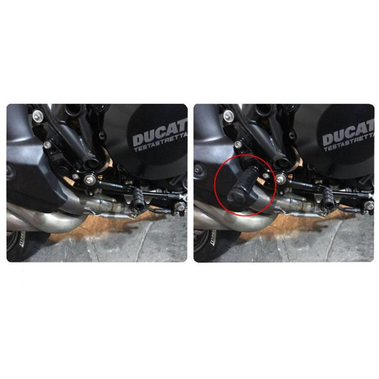 MB-BF001-BK Universal Motorcycle Modified Rear Seat Pedal, One Pair by buy2fix