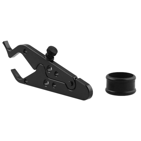 MB-OT312-BK Universal Motorcycle Modified Aluminum Throttle Control Clip Auxiliary Handle Fixed Clip Set by buy2fix