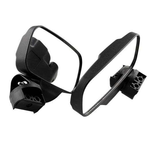 MB-MR016-BK 2 PCS Motorcycle UTV Modified Side View Mirrors for UTV with 1.75 inch and 2 inch Roll Cage(Black) by buy2fix