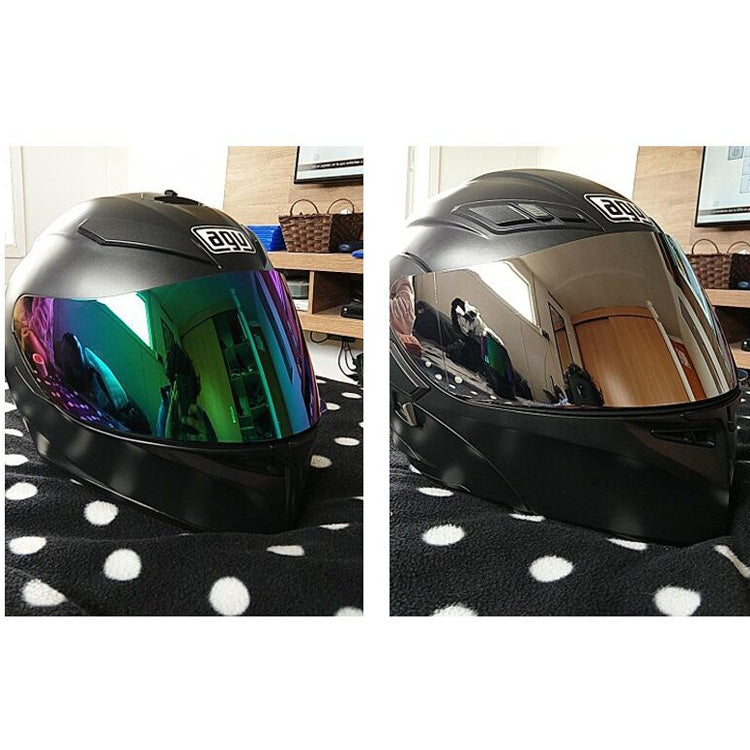 MB-MHL001 Motorcycle Helmet Shield Glasses Helmet Lens Full Face Visor Helmet Visor for AGV K3-SV K5(Dark Smoke) by buy2fix