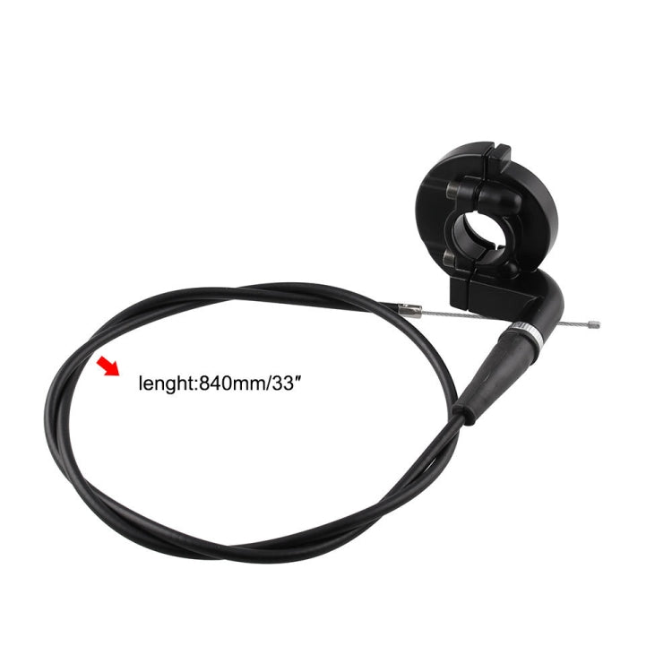 MB-MH028-BK Motorcycle Grips 22mm Handle Throttle Clamp Hand Grip with Throttle Cable for 110-250CC ATV Quad Pit Dirt Bike Motocross Racing by buy2fix