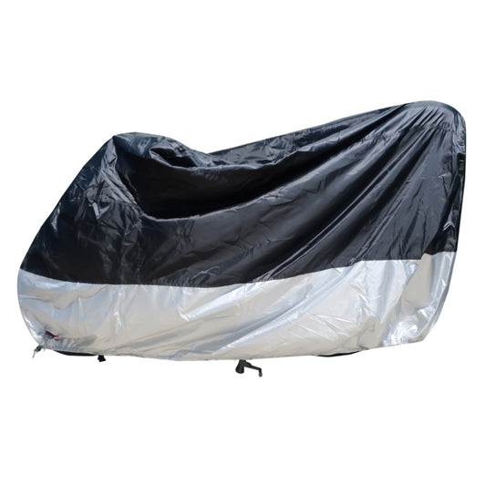 210D Oxford Cloth Motorcycle Electric Car Rainproof Dust-proof Cover, Size: XXL (Black Silver) by buy2fix