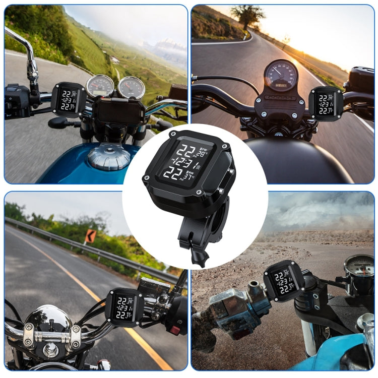 M6 Motorcycles Tire Pressure Monitor with Holder by buy2fix