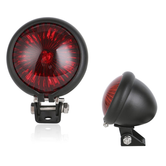 Speedpark 12V Motorcycle Modified Tail Light Brake Light for Harley(Black Red) by Speedpark