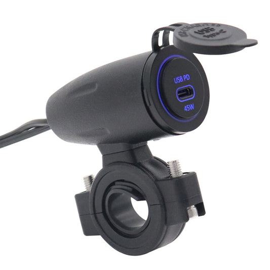 C5931-Z Motorcycle 45W PD Fast Charge + QC3.0 Dual Interface Charger by buy2fix