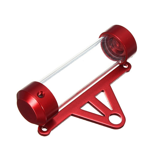 MP1001 Motorcycle Paper Car License Plate Placement Tube Waterproof Motorcycle Tax Tube Cylindrical Disc Paper Holder Air Vehicle License Plate Frame for Motorcycles(Red) by buy2fix