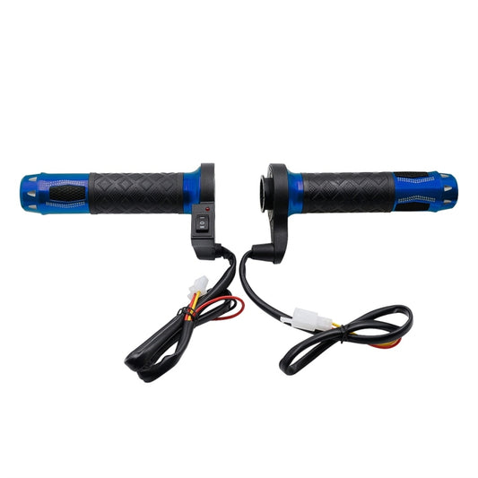 CS-764A2 12V Motorcycle Scooter Aluminum Alloy Electric Hand Grip Cover Heated Grip Handlebar(Blue) by buy2fix