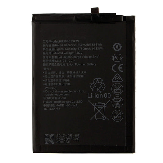 3650mAh Li-Polymer Battery HB386589ECW for Huawei P10 Plus / VKY-AL00 by buy2fix